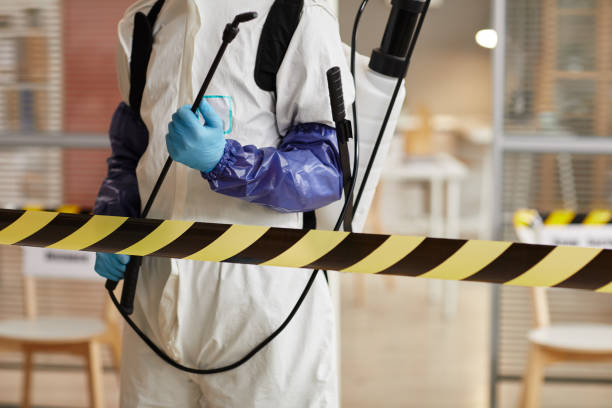 Professional Biohazard Cleanup technician working in Akron, PA